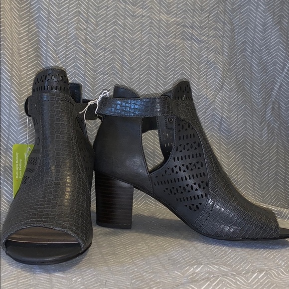 Grey sandal booties - Picture 2 of 3